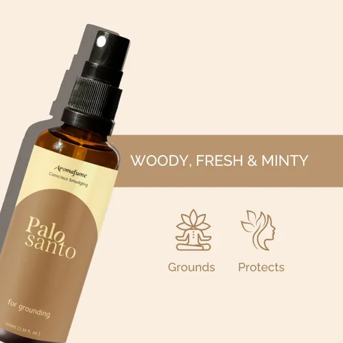 Miniatura 2 de Spray Smudge de Palo Santo para Protección y Limpieza de Energía (0.33 Onzas) - Alternativa Limpia, Sin Humo y No Tóxica al Incienso y Sahumerios