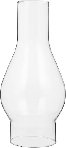 Miniatura 3 de DOITOOL Lámpara de cristal de queroseno para chimenea, 6.49 x 2.99 x 2.99 pulgadas, pantalla de repuesto para lámpara de aceite transparente