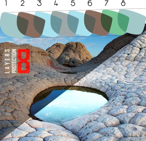 Miniatura 3 de OOWLIT Lentes de repuesto compatibles con Oakley Valve New 2014 Sunglass
