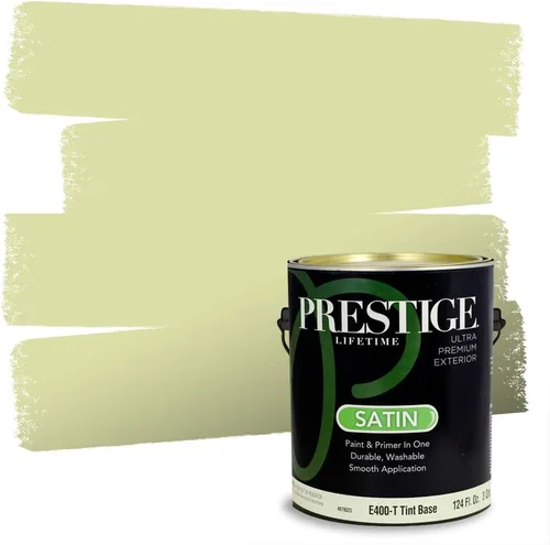 Miniatura 96 de PRESTIGE Pinturas Pintura interior e imprimación en uno, 1 galón, cáscara de huevo, aventura