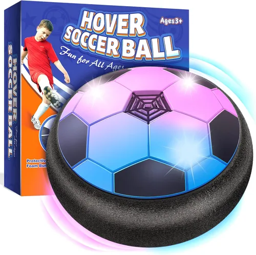 Officygnet Hover Soccer Ball para Niños, Juguetes de Interior Regalos para Niños de 6, 7, 8, 9, 10, 11, 12 Años de Edad, Juguetes de Fútbol Flotante