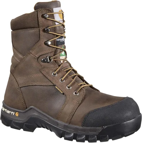 Miniatura 2 de Carhartt Men's CSA 8" Rugged Flex Waterproof Insulated Puncture Resistant Composite Toe Work Boot