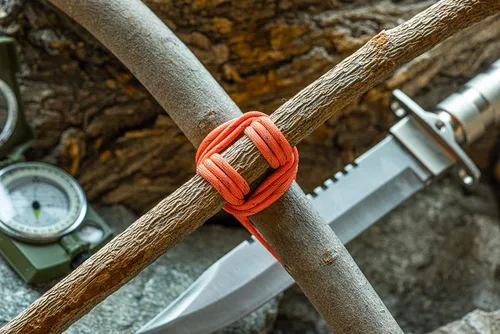 Miniatura 2 de SE Survivor Series 7-Strand 550 Naranja con Paracord, 100' - PC103OR55 Naranja Refectiva