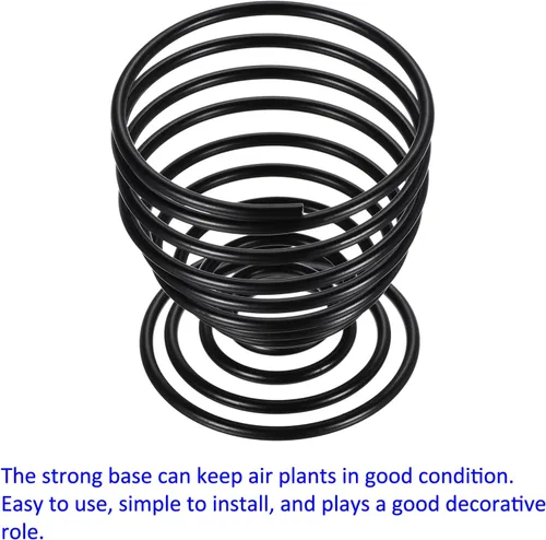 Miniatura 4 de M METERXITY Paquete de 3 soportes para plantas de aire, soporte de metal para plantas de aire, estante para macetas para decoración del hogar
