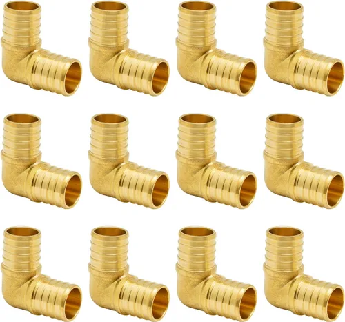 Miniatura 55 de SUNGATOR Paquete de 50 accesorios Pex de 1/2" en T, accesorios Pex de 1/2 pulgada en T, sin plomo, de latón, certificados NSF