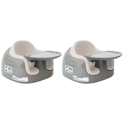 Miniatura 15 de Bumbo Asiento múltiple 3 en 1 para 6 a 36 meses, asiento de viaje para bebés y bebés para alimentar y jugar, Agave, elevador portátil todo en uno