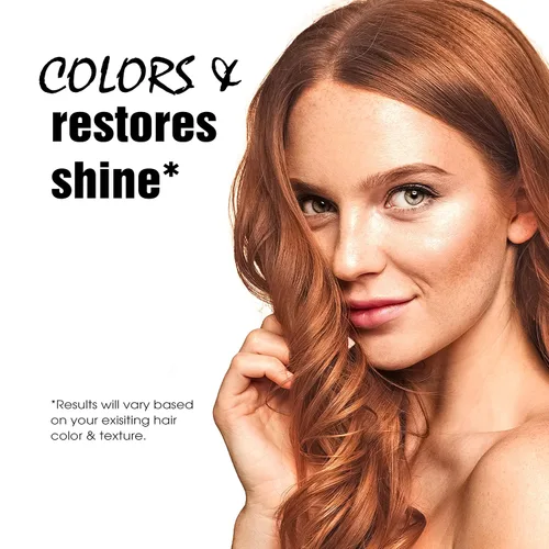 Miniatura 5 de Light Mountain Tinte y acondicionador para el cabello de henna, tinte para el cabello con especias ámbar rojo para hombres y mujeres, polvo orgánico