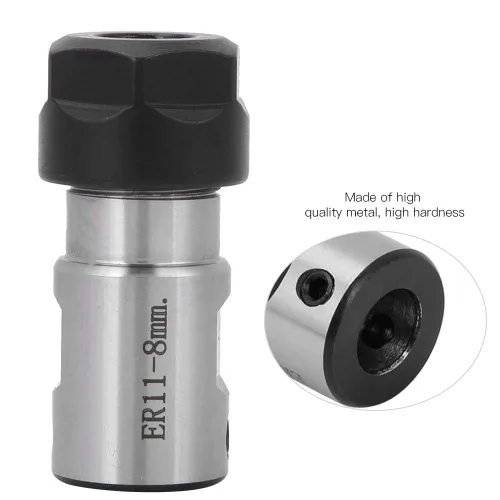 Miniatura 5 de Portabrocas de 0.197 in, 0.236 in, 0.315 in, barra de extensión, soporte de fresado, eje de motor recto, portaherramientas con pinza C16-ER11-35L