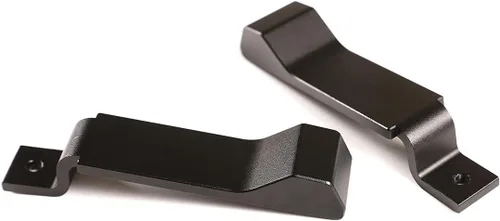 Miniatura 7 de Para Land Rover Defender 90 110 130 2004-2018 Aluminio Puerta Interior de Coche Manija Decoración Cubierta Accesorios Auto (2 unidades, Negro)