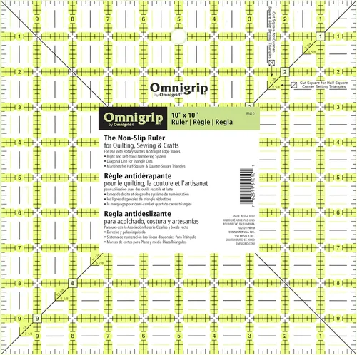 Miniatura 2 de Omnigrid Omnigrip - Regla cuadrada de 10 pulgadas, ninguna
