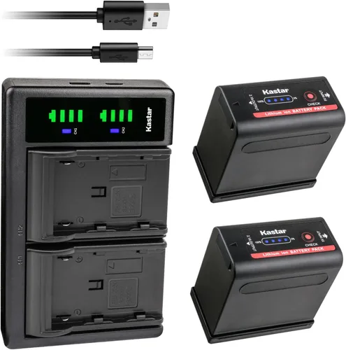 Miniatura 5 de Kastar Reemplazo del cargador de batería USB LTD2 para Canon EOS C100 Mark II, EOS C300, EOS C300 PL, EOS C500, EOS C500 PL, ES50, ES55, ES60, ES65