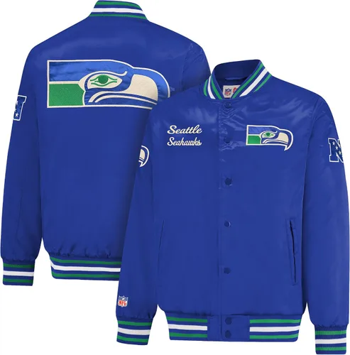 Miniatura 26 de Ultra Game Chaqueta de satén oficial de la NFL Supreme Heritage para hombre