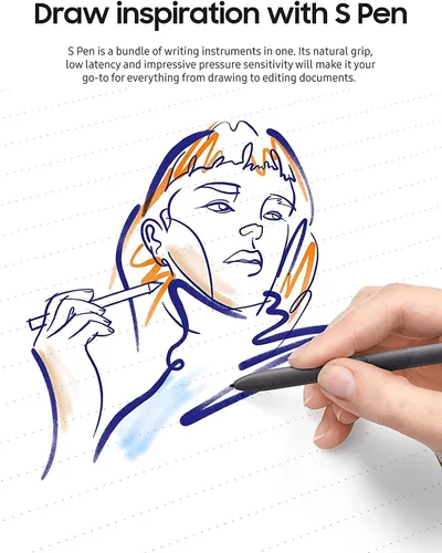 Miniatura 2 de A-creator Galaxy Tab S6 Lite - Lápiz capacitivo de repuesto para Samsung Galaxy Tab S6 Lite (EJ-PP610) Stylus Touch S Pen (gris Oxford)