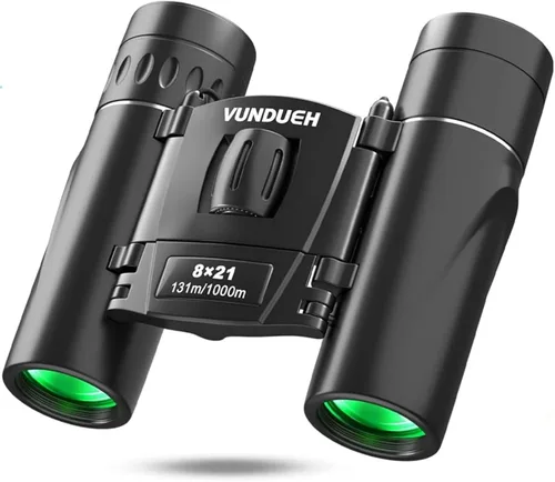 Mini prismáticos compactos para adultos y niños – Binocular pequeño impermeable de alta potencia de fácil enfoque, ideal para observación de aves,