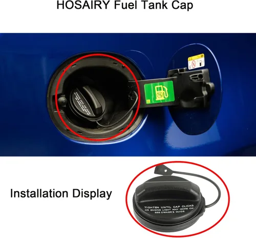 Miniatura 5 de Reemplazar LR053665 Tapa de gasolina Tapa de Llenado de Tanque de Combustible para Land Rover LR3 LR4 Range Rover Evoque Sport Tanque de Combustible