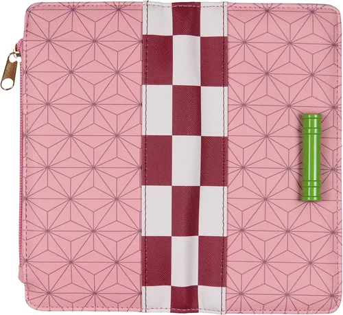 Miniatura 3 de Demon Slayer Kimetsu no Yaiba Nezuko Kimono Print Continental Flap Wallet, Rosado