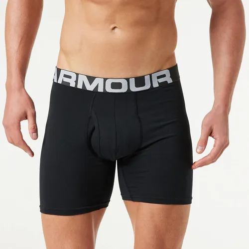 Miniatura 4 de Under Armour Boxerjock 6 Boxerjock de algodón cargado para hombre (3 unidades)