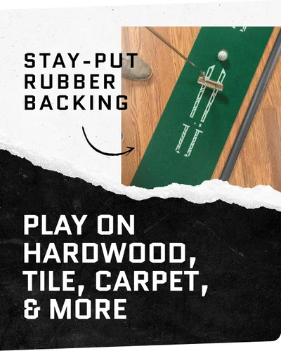 Miniatura 7 de SKLZ Putting Green: Perfect Your Golf Skills with Realistic Home Practice - Improve Your Putting Stroke, Lower Your Scores, and Enjoy Convenient