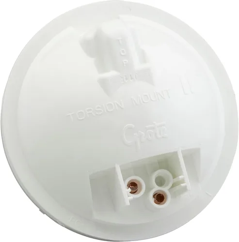Miniatura 2 de Grote 61051 Torsion Mount Ii - Luz redonda de cúpula de 4 pulgadas, color blanco