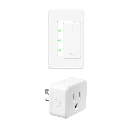 Miniatura 108 de NineLeaf Interruptor de salida remoto inalámbrico, interruptor de lámpara remoto, interruptor decorativo de enchufe de luz de encendido y apagado
