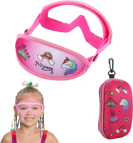 Miniatura 12 de Gafas de natación para niños, cubierta de nariz, gafas para niños sin tirones de pelo,Máscara de natación para niños antiniebla