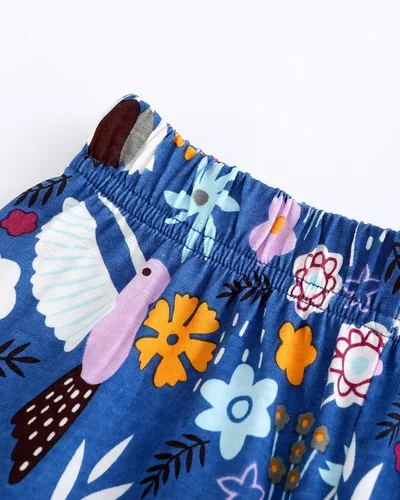 Miniatura 7 de Youlebao Conjunto de pantalones cortos para niñas pequeñas, conjunto de ropa de verano casual de algodón y pantalones cortos