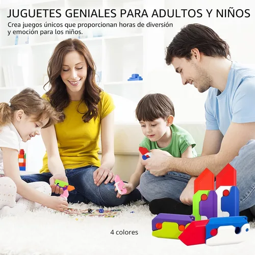 Miniatura 3 de 8 piezas de juguete de plástico de gravedad 3D navaja automática de impresión cuchillo de zanahoria, juguetes fidget de cuchillo sensorial