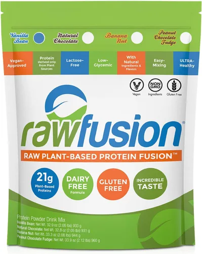 San Nutrition rawfusion Plantas Proteínas en Polvo, natural Chocolate, 1 libra, SAN1041/100/102, 1, 1