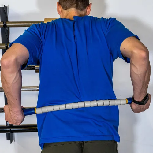 Miniatura 7 de Barra de masaje de 24 pulgadas, rodillo de masaje de husillo de mano, recuperación muscular de cuerpo completo y liberación miofascial