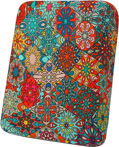 Miniatura 10 de hyha Fundas de cojín estampadas para sofá al aire libre, fundas florales lavables para muebles de patio, exteriores, funda de repuesto para asiento