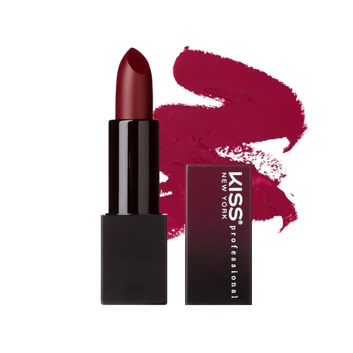 Miniatura 12 de Kiss New York - Lápiz labial pigmentado profesional, acabado satinado suave, de larga duración, infundido con manteca de karité y vitamina E Piel