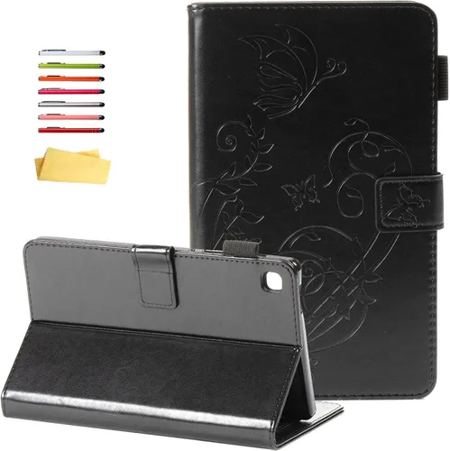 Miniatura 13 de Funda para Samsung Galaxy Tab A7 Lite de 8.7 pulgadas modelo 2021 (SM-T220/T225/T227), soporte de visión multiángulo, cartera delgada con bolsillos