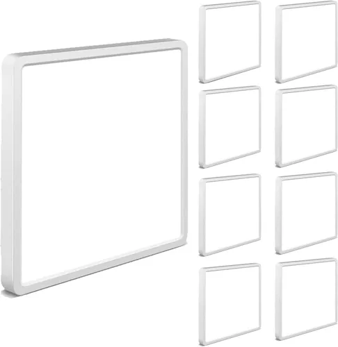 Miniatura 14 de 2Pack Lámpara de techo empotrada de 12 pulgadas 28W LED, lámpara de techo cuadrada de 3200LM 6000K blanca delgada de panel plano, lámpara de techo