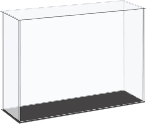 Miniatura 18 de MECCANIXITY Vitrina de Exhibición de Acrílico Caja de Plástico Cubo Caja de Almacenamiento Transparente Pequeña Ensamblable A Prueba de Polvo
