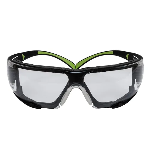 3M Gafas de seguridad para hombres y mujeres, SecureFit 400, protección ocular ANSI Z87, lente de espejo antiarañazos para interiores y exteriores,