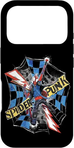 Miniatura 30 de Marvel Spider-Man: Across The Spider-Verse - Carcasa para iPhone 17, diseño de Spider-Punk