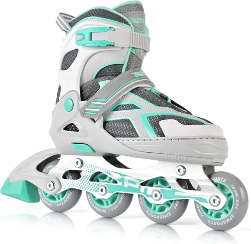 2PM SPORTS - Patines en línea ajustables Torinx verde para niños, patines divertidos para principiantes para niños, jóvenes, niñas, hombres y mujeres