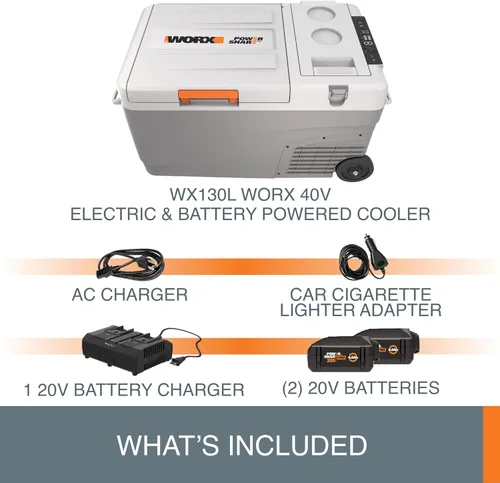 Miniatura 5 de Worx Enfriador eléctrico y alimentado por batería con Power Share