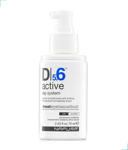 NAPURA Tratamiento anticaspa D5.6 con aceite de árbol de té, ácido salicílico y zinc (2.53 onzas líquidas), acondicionador natural para el cuero