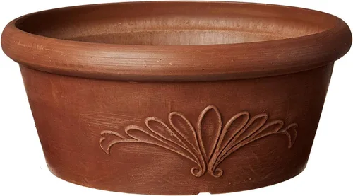 Miniatura 8 de Arcadia Garden Products PSW TA20C Bandeja Compuesta de Plástico/Piedra/Madera para Bulbos – Sin Orificio de Drenaje (Perforable), 8"x3", Chocolate