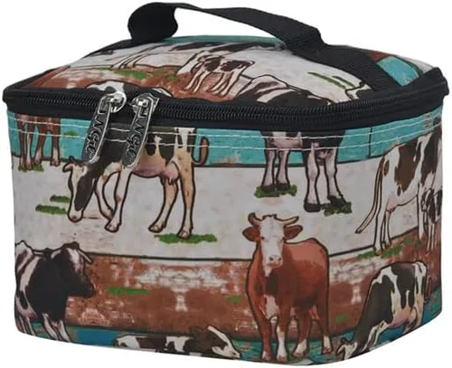 Miniatura 74 de NGIL Bolsa de cosméticos de viaje, bolsa organizadora de maquillaje para mujeres y niñas, Azul Rey Diamantina, Casual