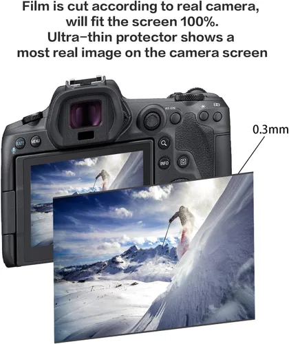 Miniatura 3 de Rieibi Paquete de 3 protectores de pantalla de cámara para cámara digital Canon PowerShot SX720 SX710 SX700 SX610 SX620 G16 G15, película de vidrio
