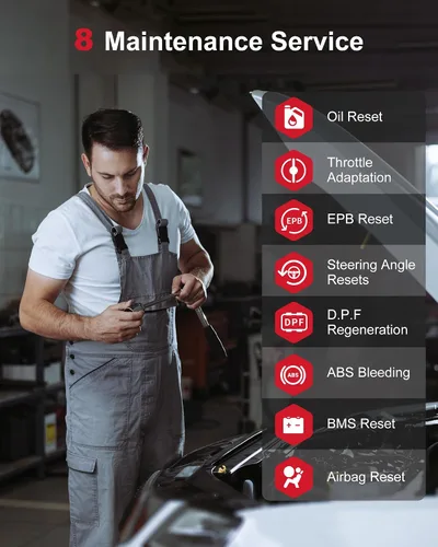 Miniatura 4 de GOOLOO DEEPSCAN DS200 OBD2 Escáner Herramienta de Diagnóstico, Bluetooth Inalámbrico Diagnósticos de Todos los Sistemas para iOS y Android, Control