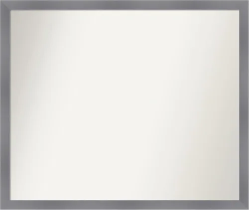 Miniatura 426 de Amanti Art Espejo personalizado, espejo de baño gris plomo a rayas, espejo de pared o espejo de tocador de baño sobre el fregadero