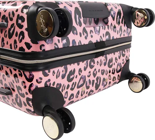 Miniatura 6 de Juicy Couture Jane - Juego de 3 piezas de maletas giratorias, Pink Leopard), JC-PC-18700-3-PKLP