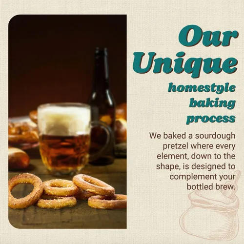 Miniatura 4 de Unique Snacks Sourdough Craft - Anillos de pretzel de cerveza, deliciosa bolsa de aperitivos horneados estilo casero, vegano, OU Kosher y alimentos