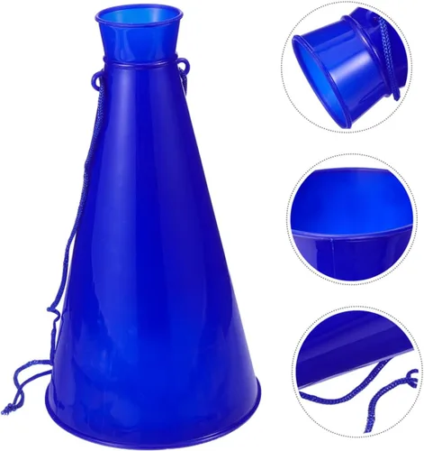 Miniatura 4 de Sosoport Cheer Megáfono - Juego de 4 cuernos de plástico para niños, juegos deportivos, fiestas, fútbol