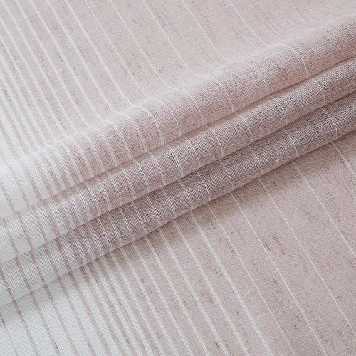 Miniatura 5 de Dainty Home Linea - Par de paneles de cortinas traslúcidas con textura de lino con textura 3D, estilo bohemio 3D para dormitorio, 2 paneles