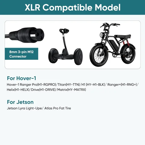 Miniatura 5 de Cargador eléctrico para scooter y hoverboard de 42 V 2 A, 6 en 1, adaptador de corriente para scooter multienchufe, compatible con Segway, Jetson