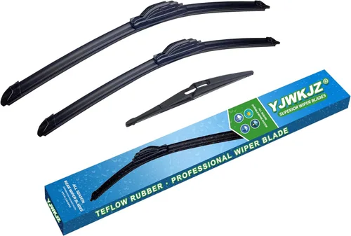 Miniatura 20 de Escobillas de limpiaparabrisas de 18"+18" pulgadas de repuesto para Chevrolet HHR 2006-2011, Jeep Commander 2006-2009, Cherokee 1997-2001 y Ford